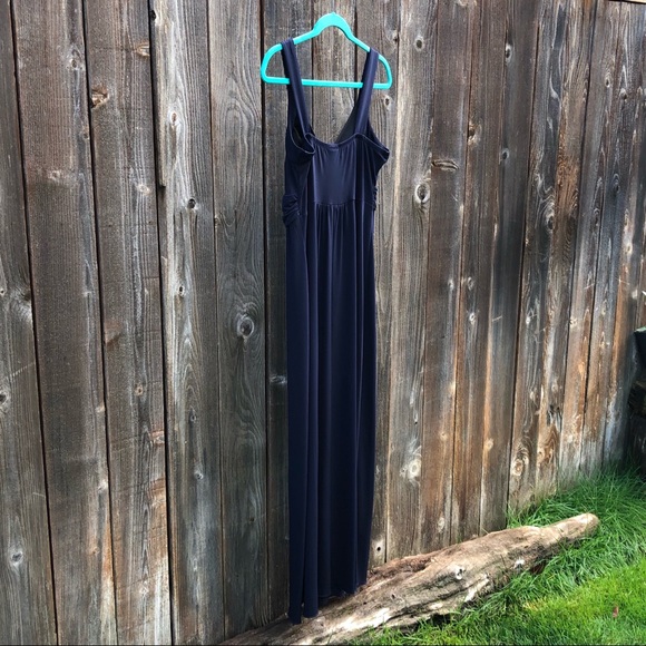 Enfocus Studio navy blue maxi dress size 14 - Picture 13 of 13